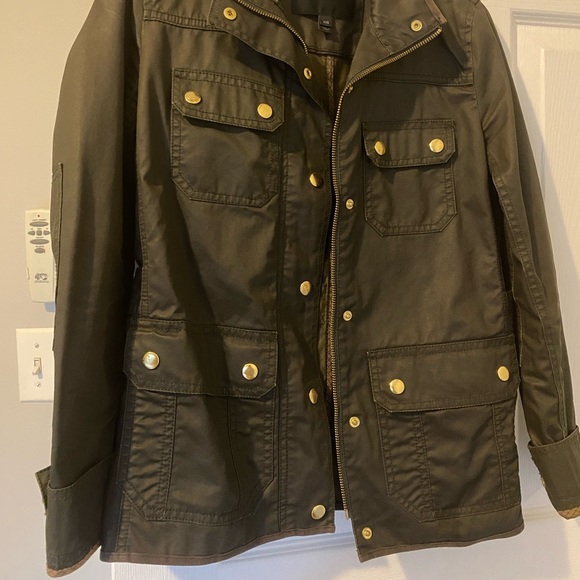 J. CREW army green field jacket - Picture 6 of 6